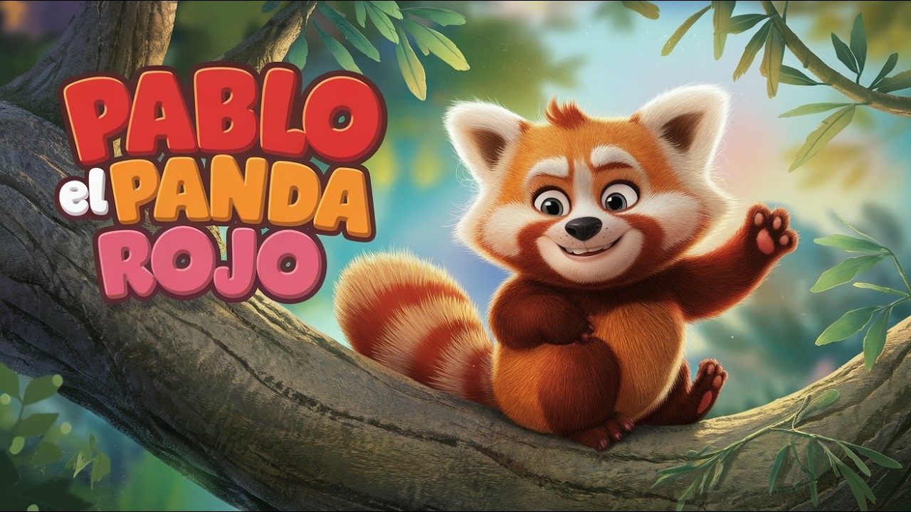 🦊😙PABLO EL PANDA ROJO❤️Canción infantil para #bailar #aprender #familia #bebe #niños #animales mix5