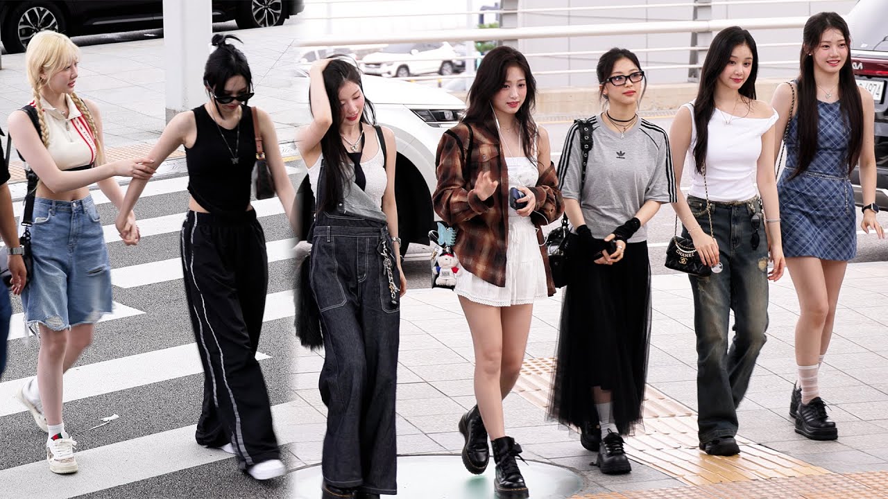 베이비몬스터(BABYMONSTER) 출국 ‘다리 다친 라미 부축해 주는 치키타’ (#RAMI GET WELL SOON) | 인천공항 • 240729