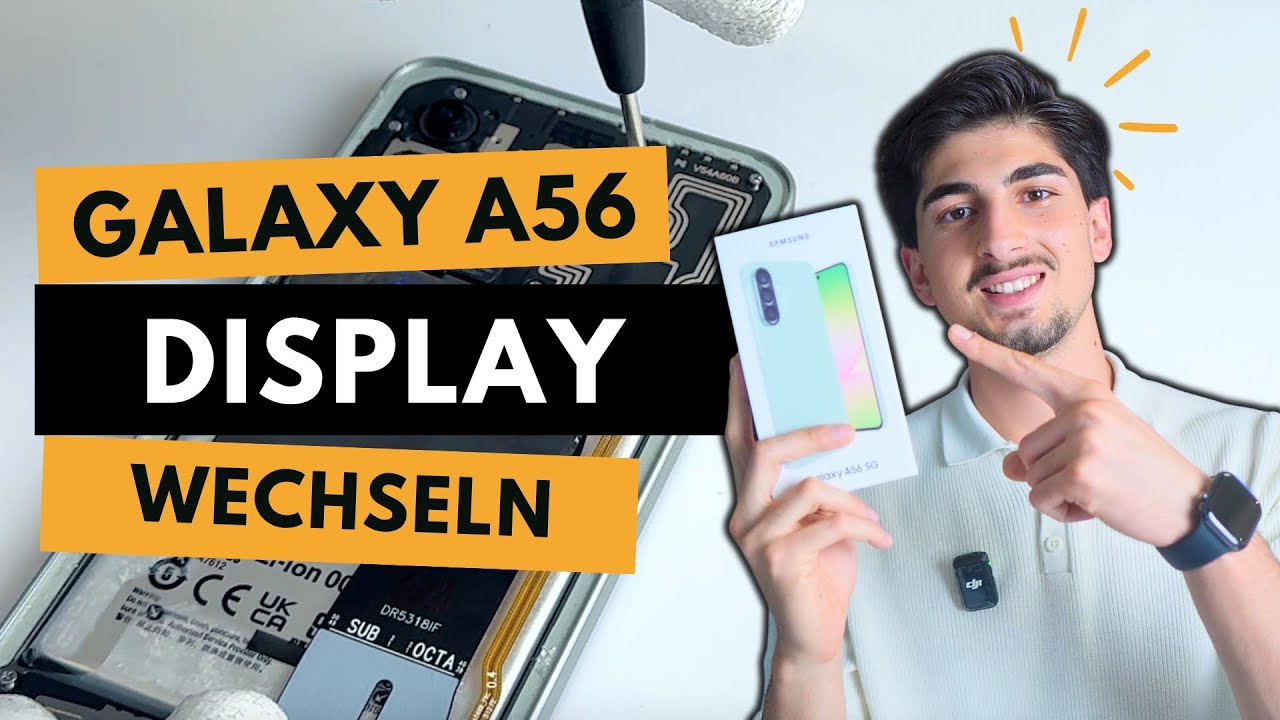 Display not working - Samsung Galaxy A56 screen replacement yourself ✅