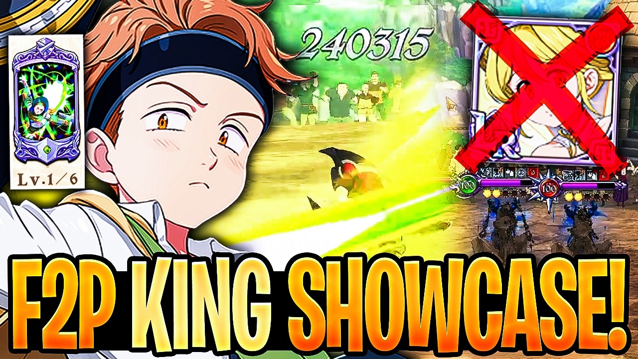 New F2P LIGHT KING Showcase & Summons! NO LR ELAINE?!?! | Seven Deadly Sins: Grand Cross
