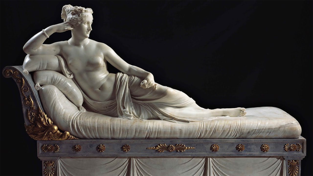 Antonio Canova - Paolina Borghese (spiegata ai truzzi)
