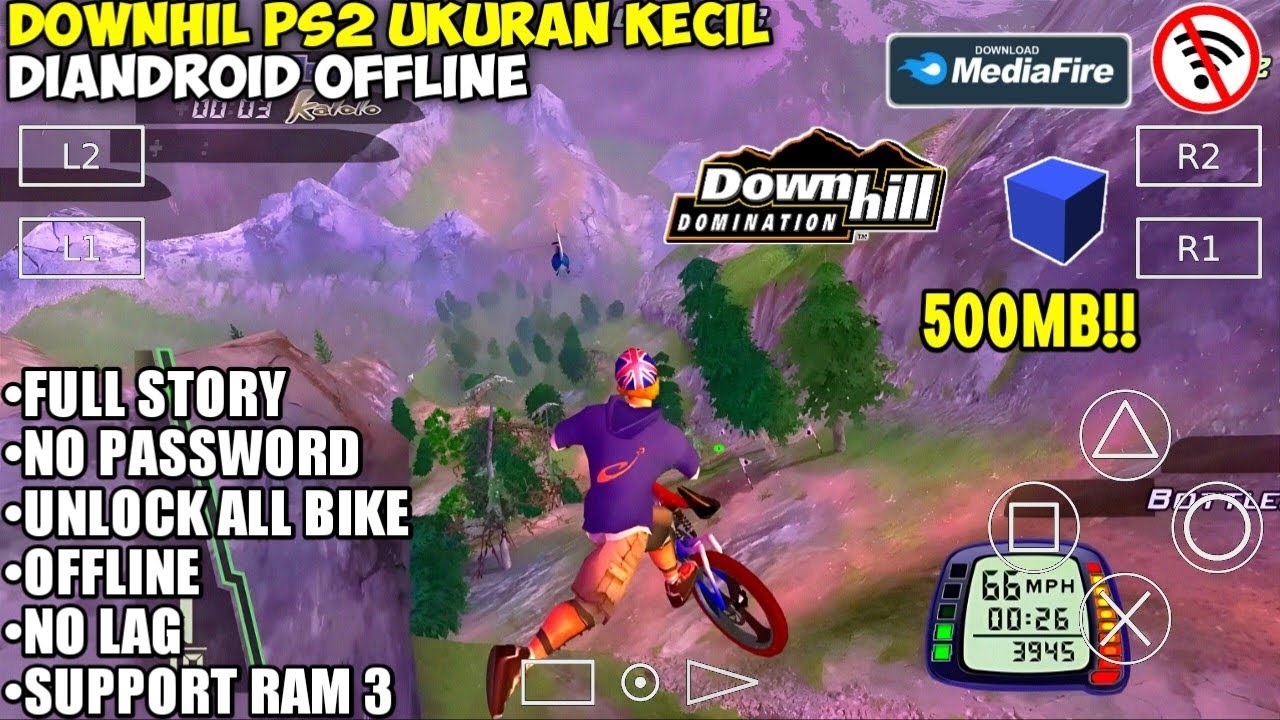 Nostalgia!! Game Downhil Domination Ps2 Di Android Offline | Aethersx2