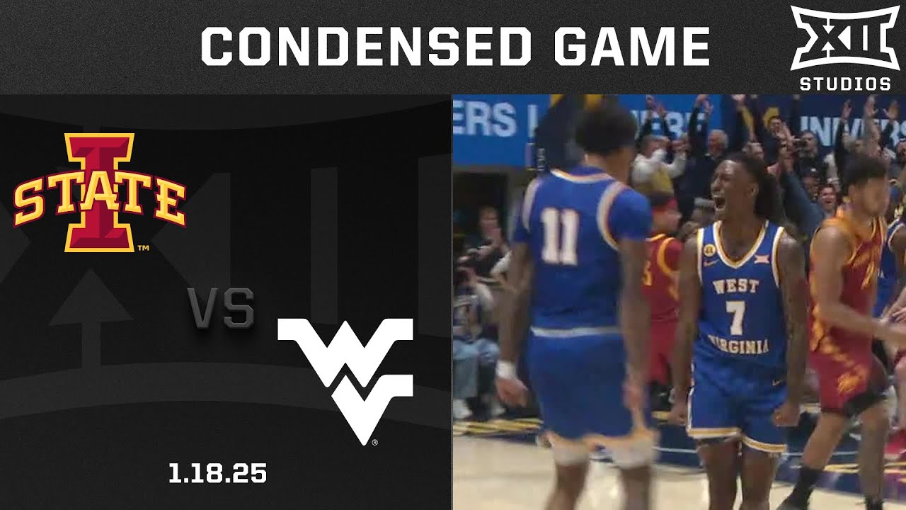 #2 Iowa State vs. West Virginia Condensed Game | 2024-25 Big 12 Men's Basketball