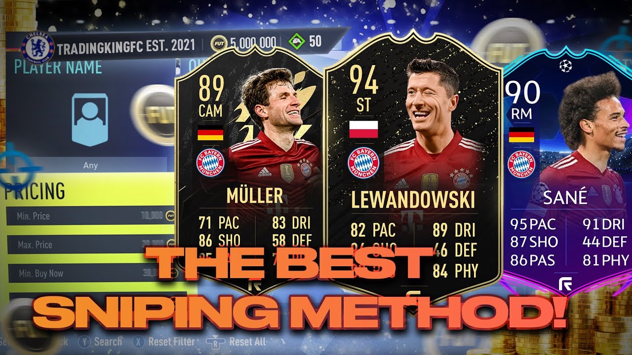 THE BEST SNIPING METHOD IN FIFA 22 RIGHT NOW! MAKE 100K AN HOUR EASY! 500K PER DAY! DEAL EVERY MIN!