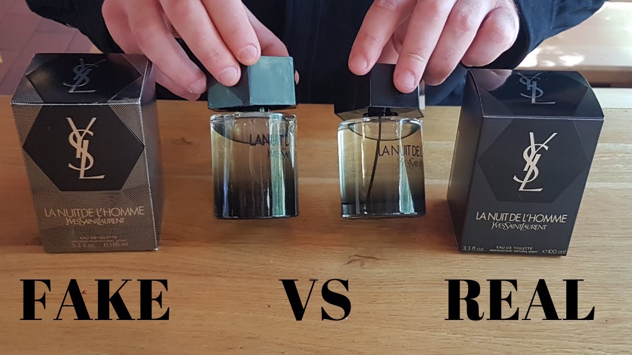 Fake vs Real Yves Saint Laurent La Nuit de L'Homme Perfume