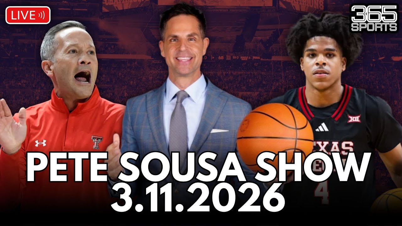 🔴 LIVE: Pete Sousa Show! How Texas Tech Is Still a Big 12 Threat WITHOUT JT Toppin!