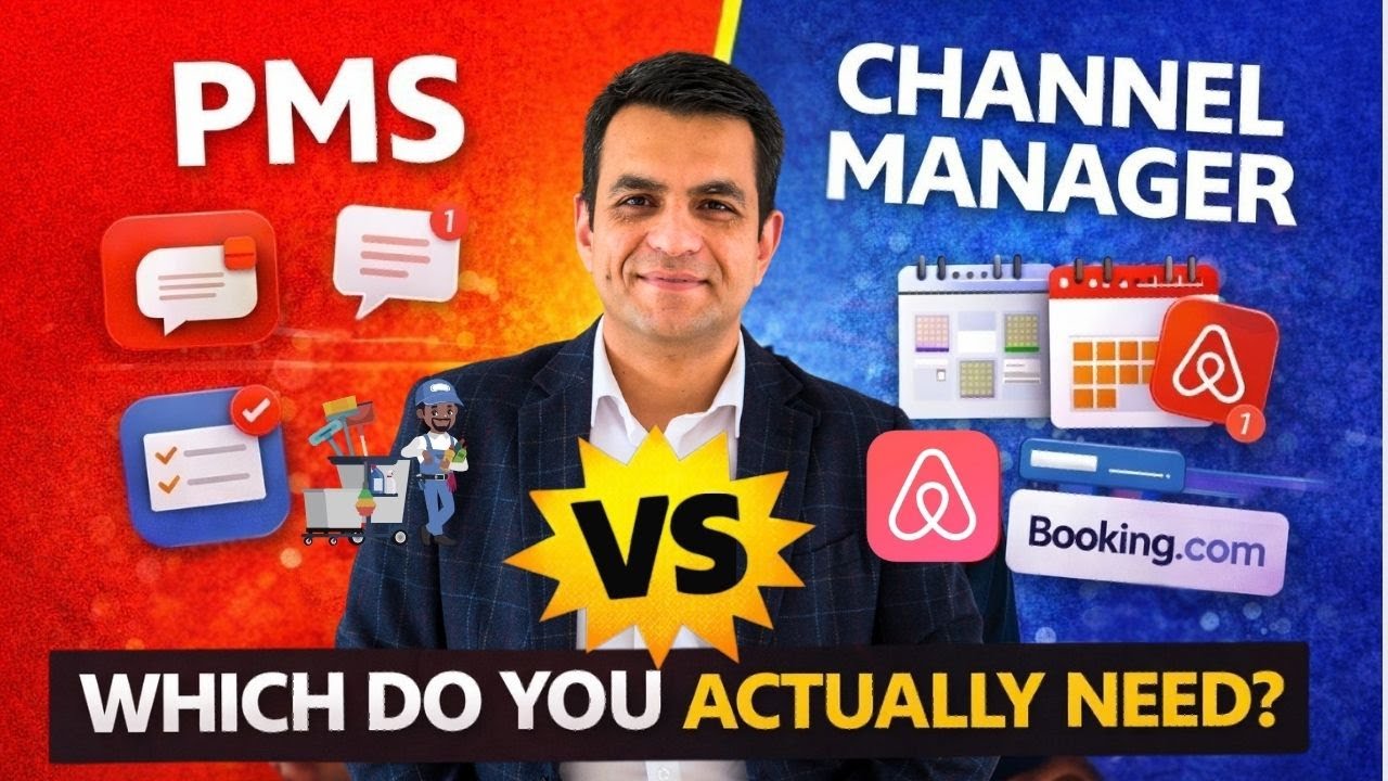 PMS vs Channel Manager Explained (Most Hosts Choose the Wrong One)