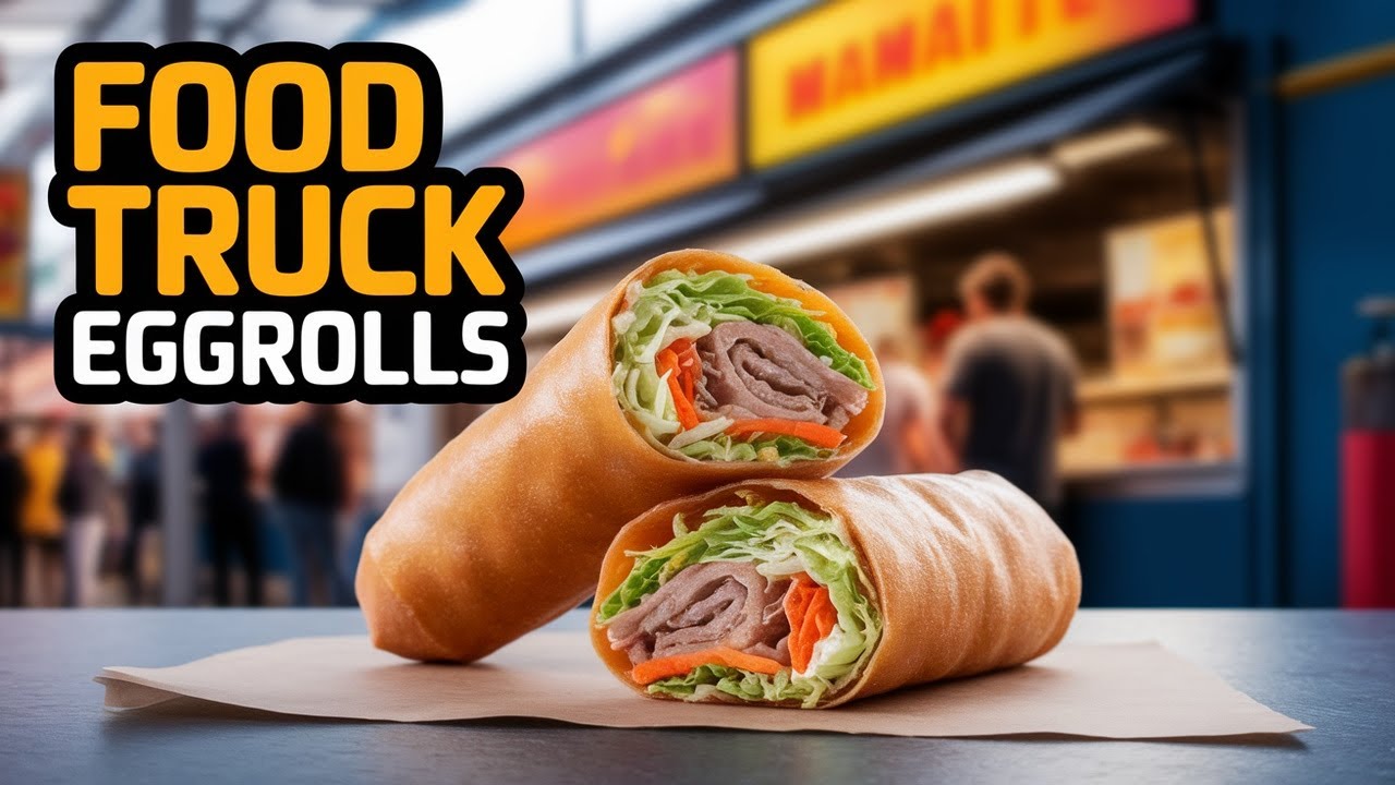 Eggroll Truck food review!! OMG!!