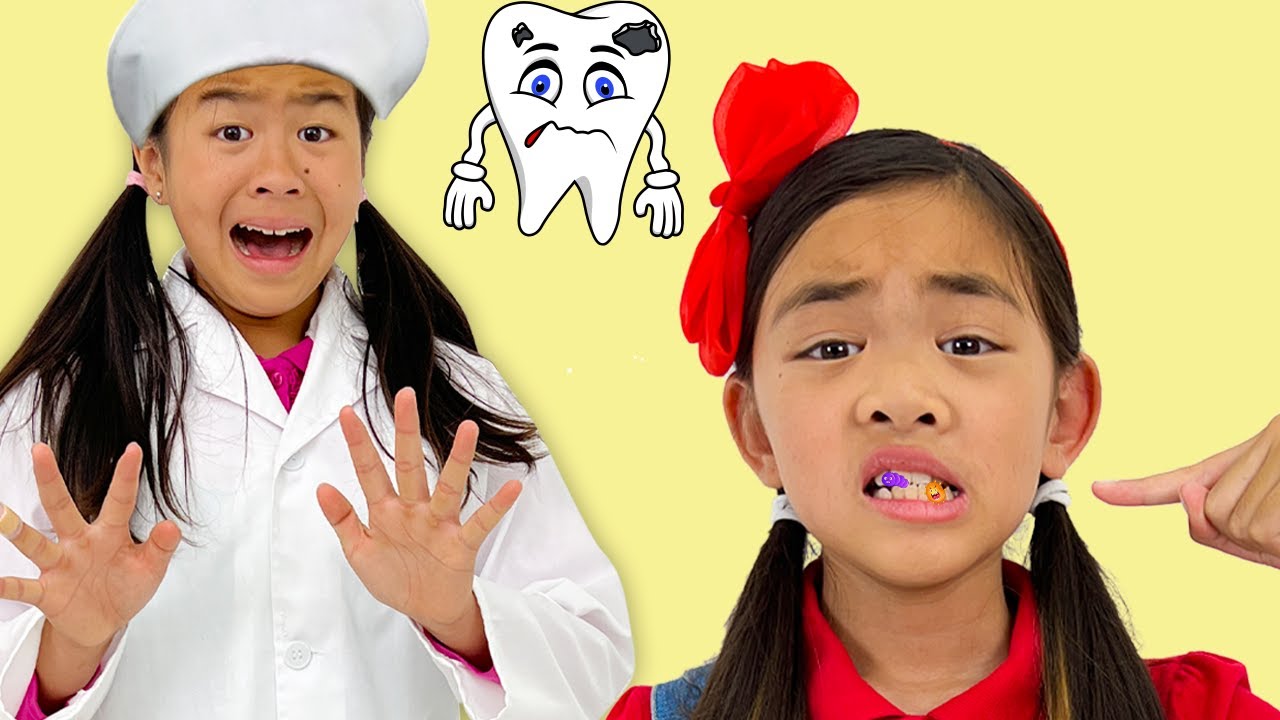 Jannie and Charlotte Go to Dentist School To Learn Dentist School Rules