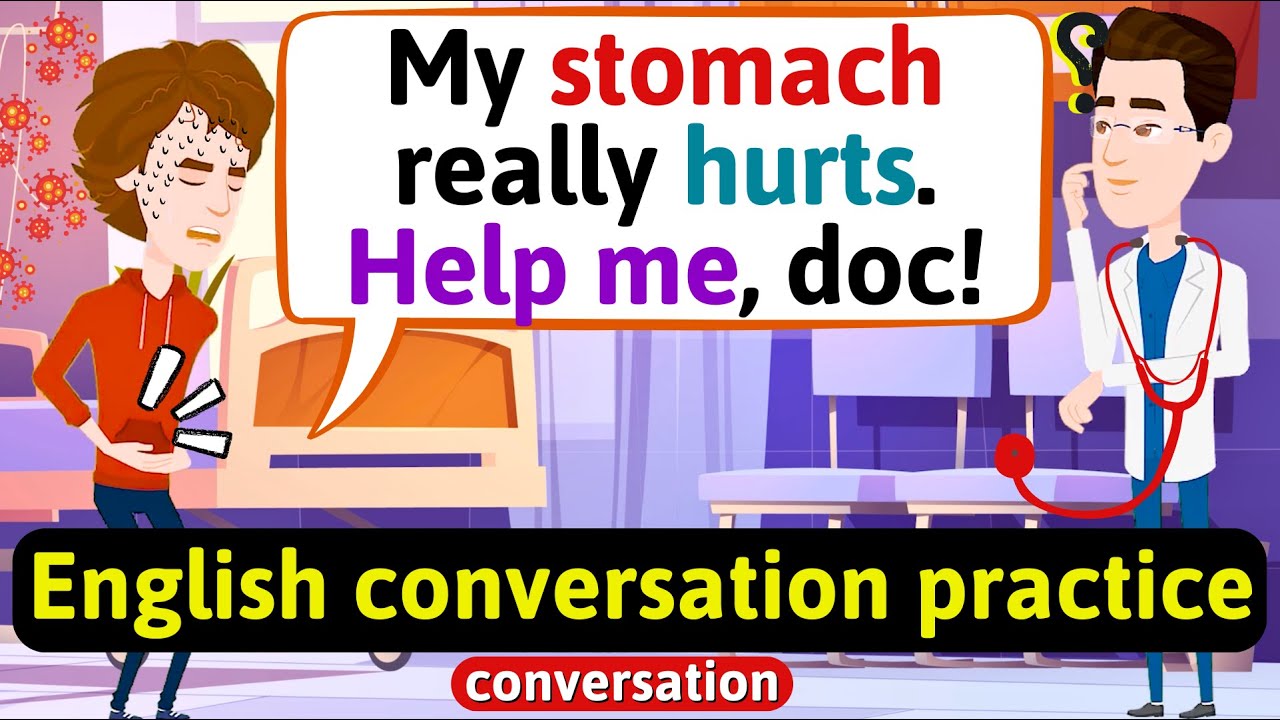 Practice English Conversation (At the hospital) Improve English Speaking Skills Everyday