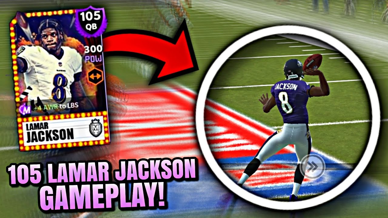 105 LAMAR GAMEPLAY! CRAZY SPEED! Madden Mobile 21