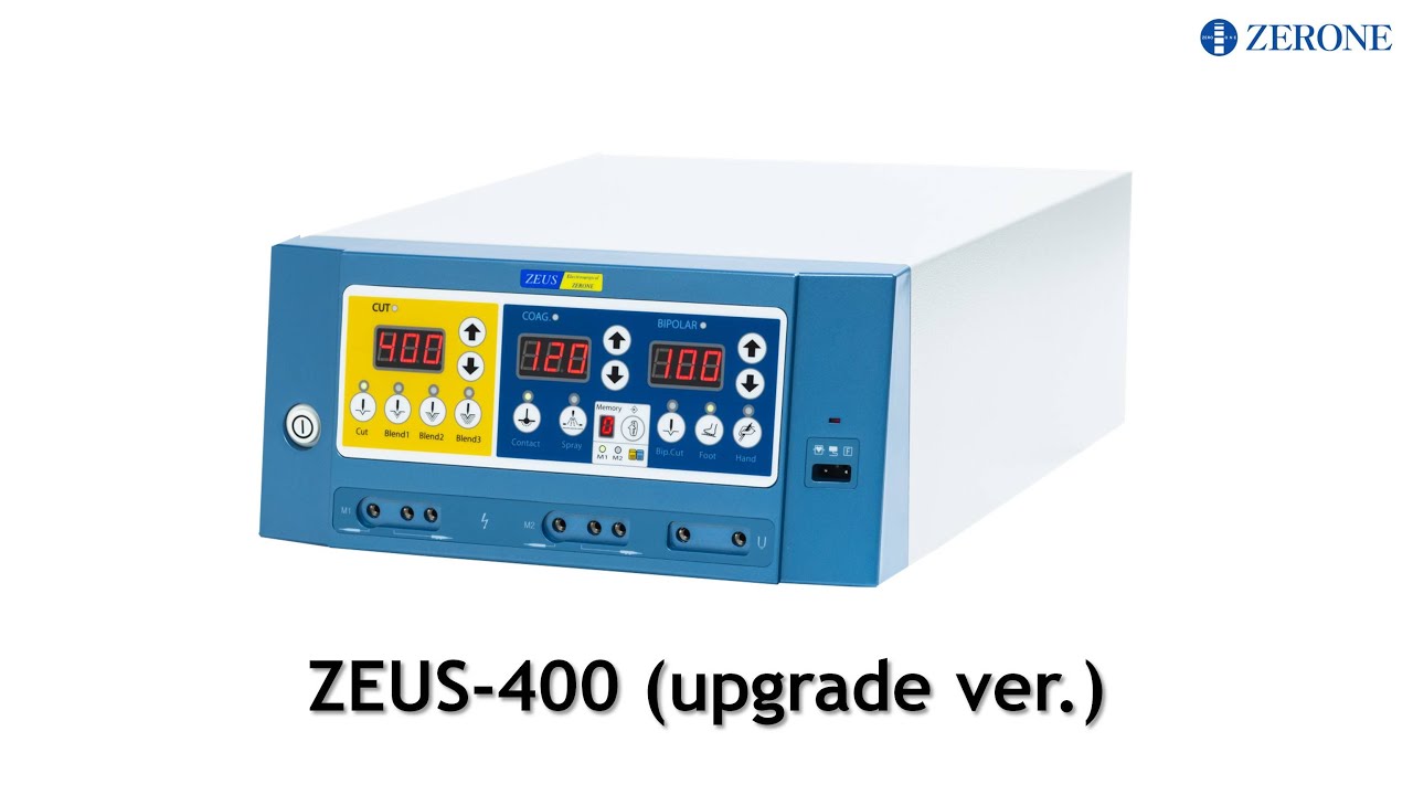 Electrosurgical Unit : ZEUS-400 (Upgrade version) Basic Set Up