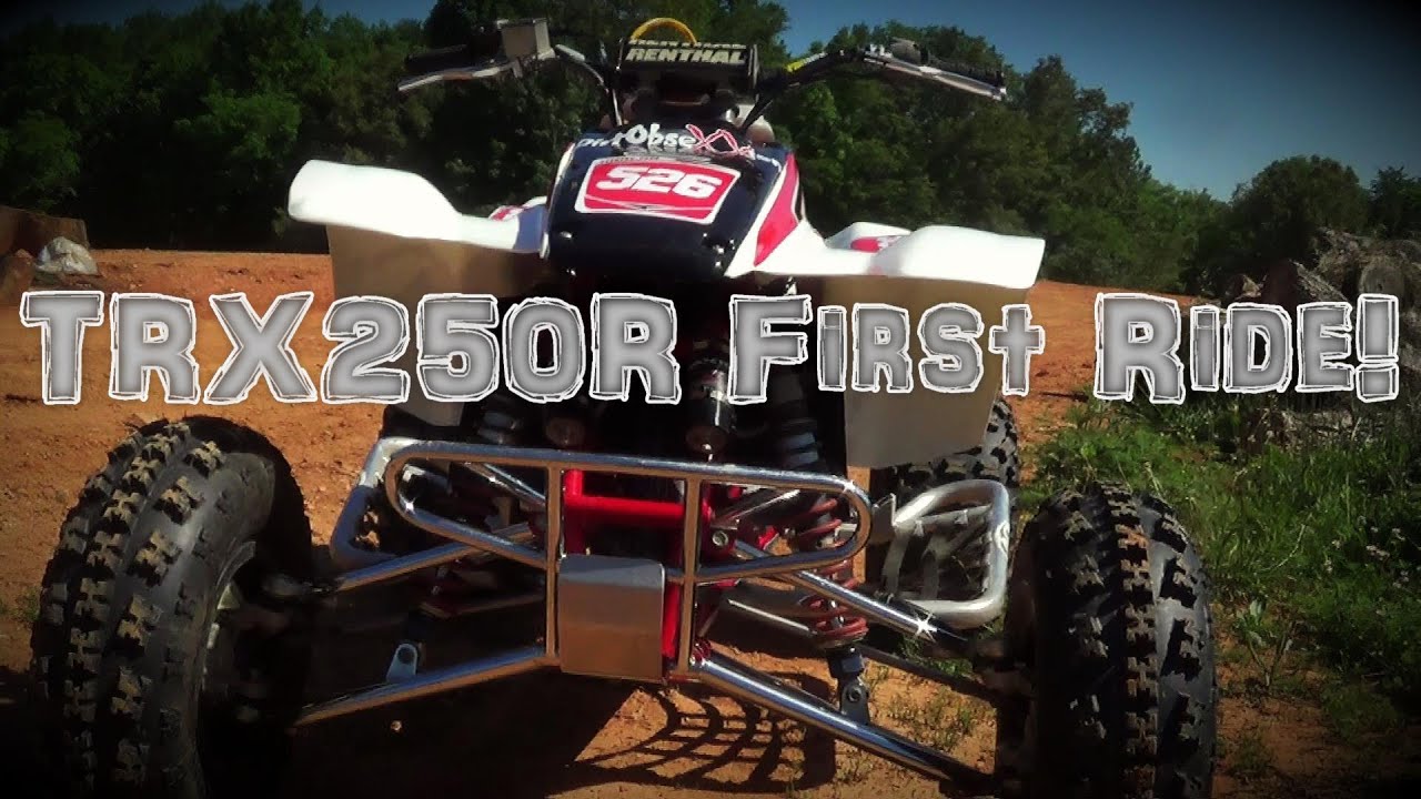 Honda TRX250R First Ride! #savesportquads