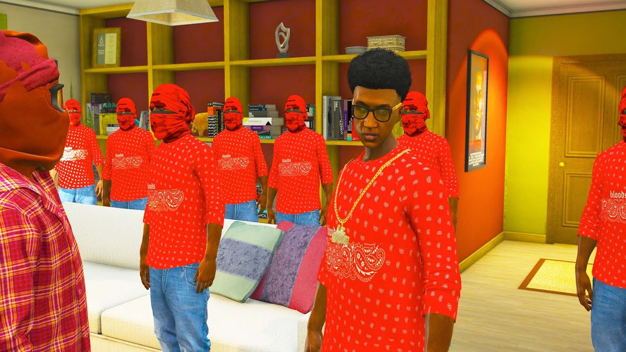 NERD BECOMES A BLOOD 2 gta 5