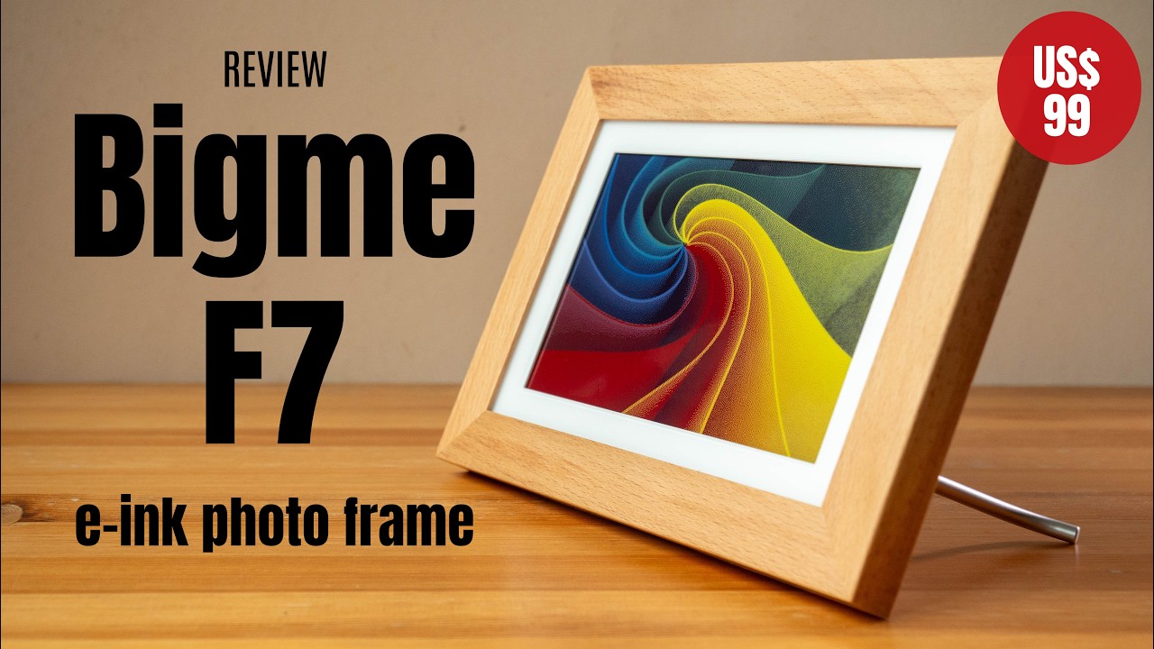 Bigme F7 E-ink Photo Frame (review): Quite cool
