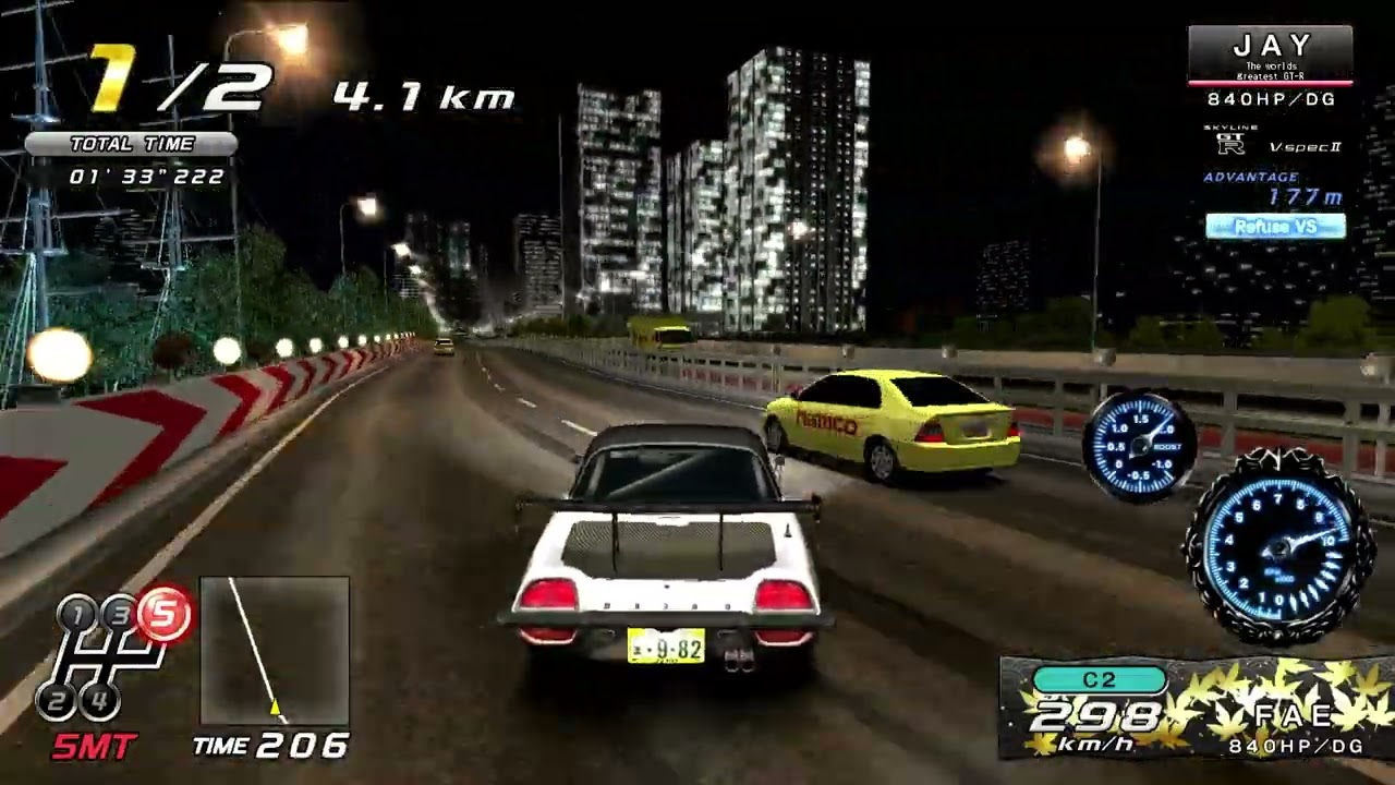 Yokohane Down to the Crown in Wangan Midnight