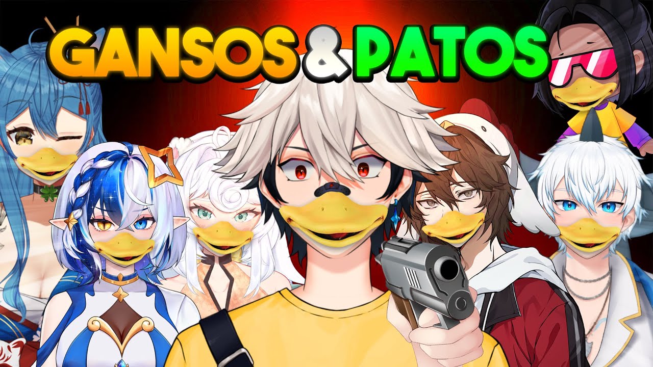 GOOSE GOOSE DUCK COM VTUBERS (E O TSUKI)