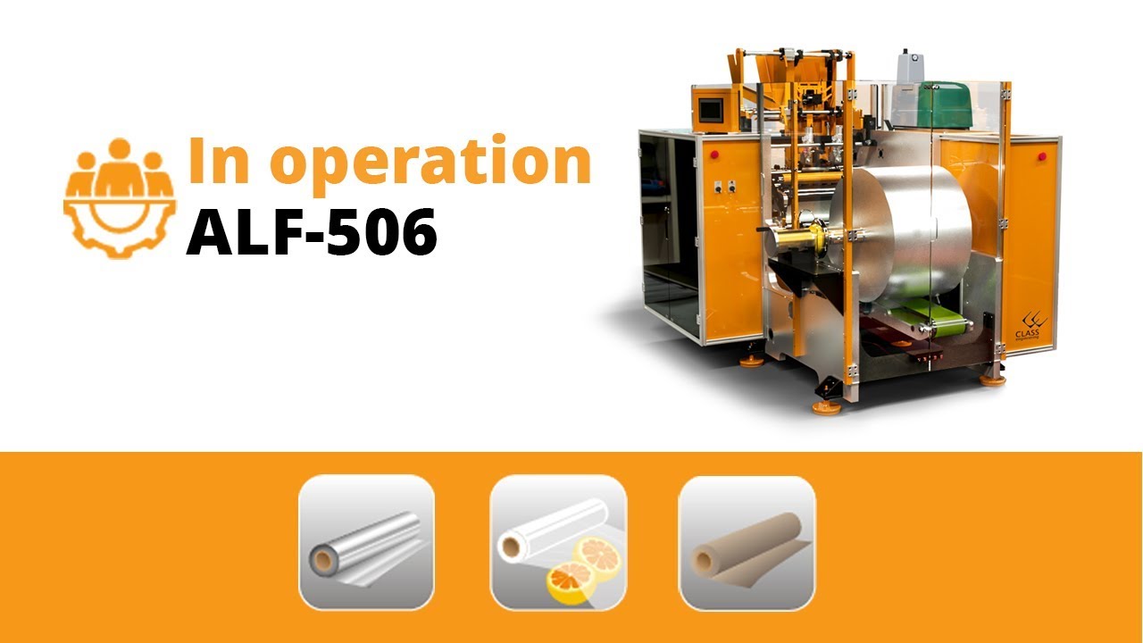 Automatic aluminum foil rewinder ALF-506