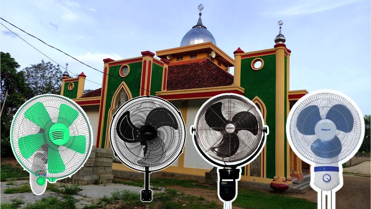 Grebek Kipas Angin Masjid Banyak Sekali Kipas Angin Dinding Maspion dan Miyako