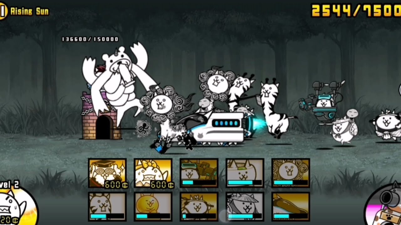 Battle cats looks scary, hits kinda hard 