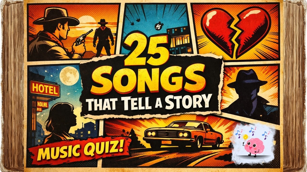 Can You Guess These Songs That Tell a Story? 🎶 25 Song Music Quiz