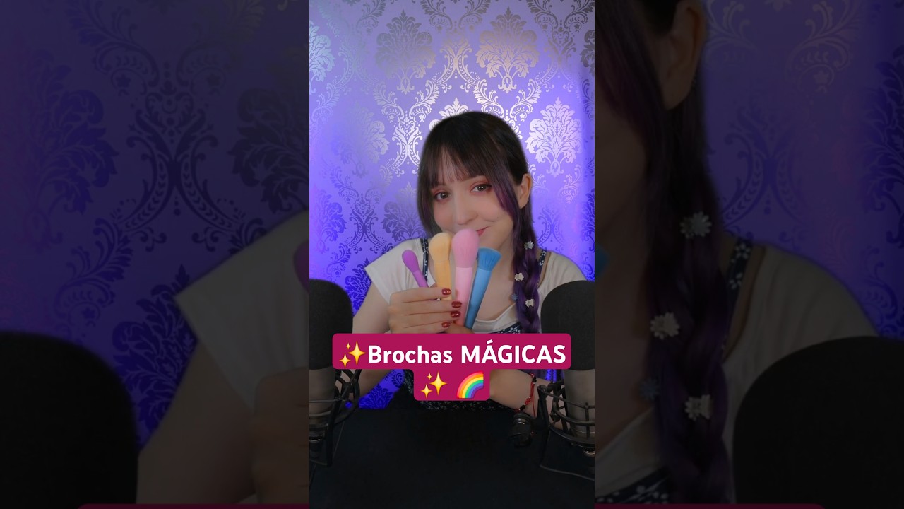 🎨 ASMR con brochas m&aacute;gicas 🌟 &iquest;Qu&eacute; color ser&aacute; tu favorito?