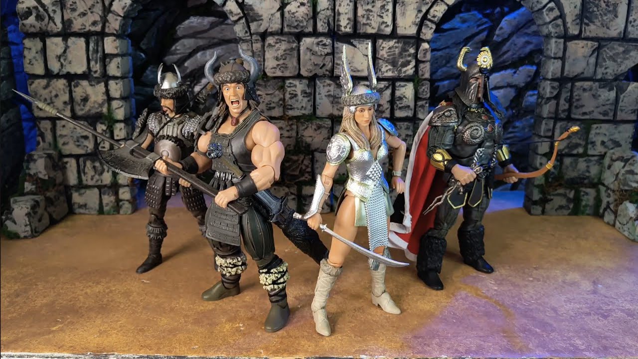 Review Conan, Valeria, Subotai e Thulsa Doom Conan The Barbarian Wave 5 Super7 Ultimates!