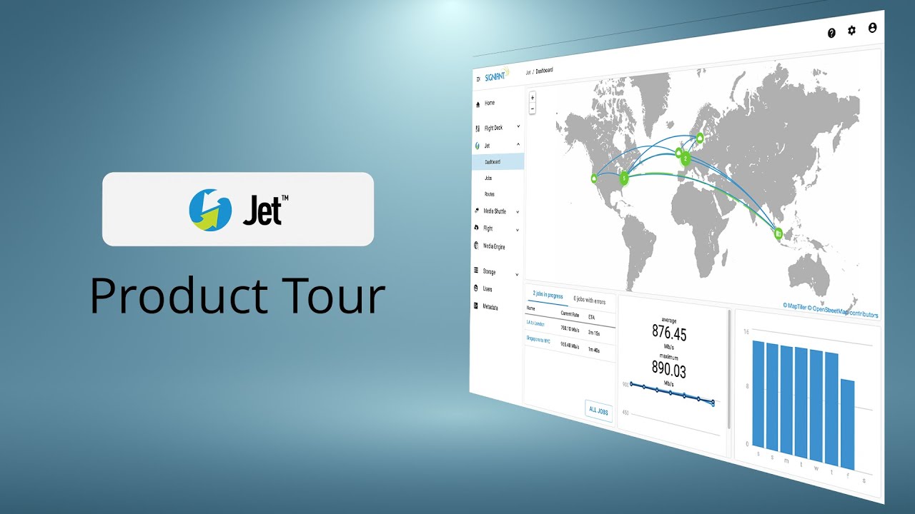 Signiant Jet Product Tour | Automated File Transfer Made Easy