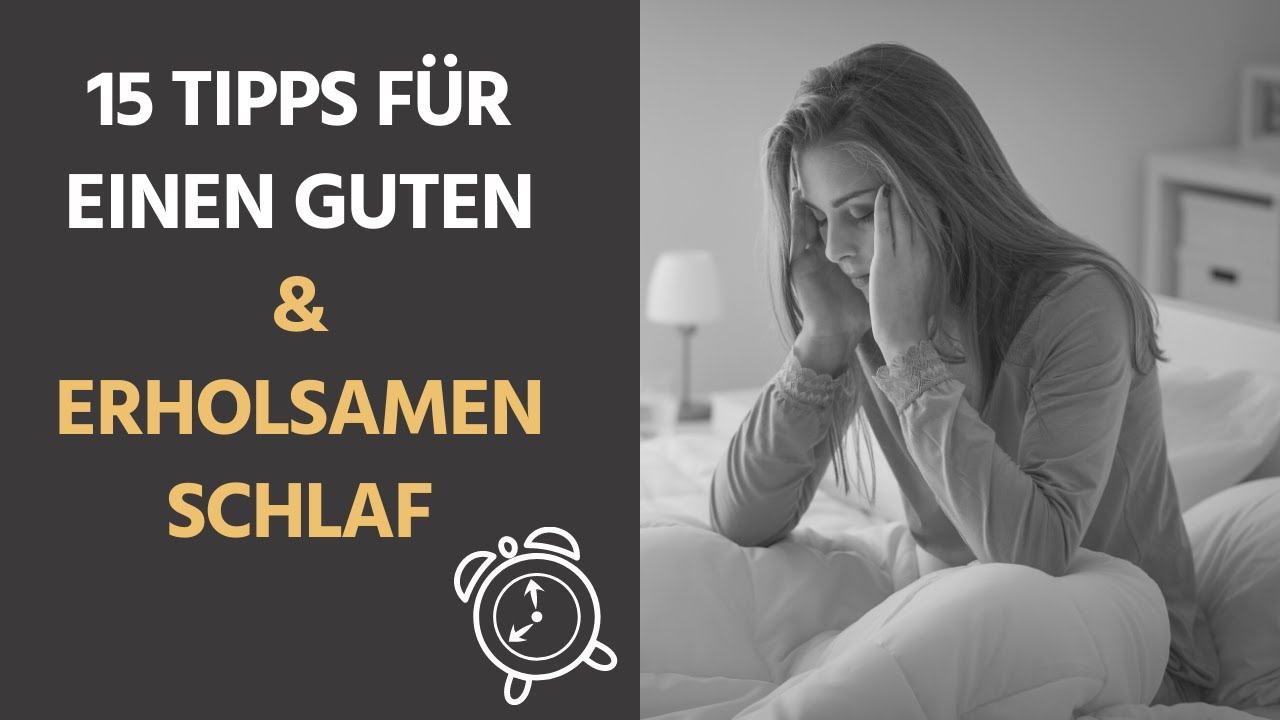 Durch diese wertvollen Tipps wirst du definitiv besser schlafen!