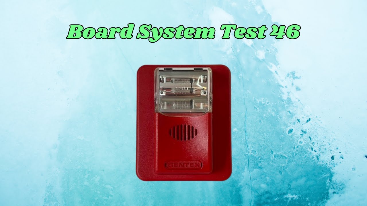 Board System Test 46 with the Fire Lite MS-4424B