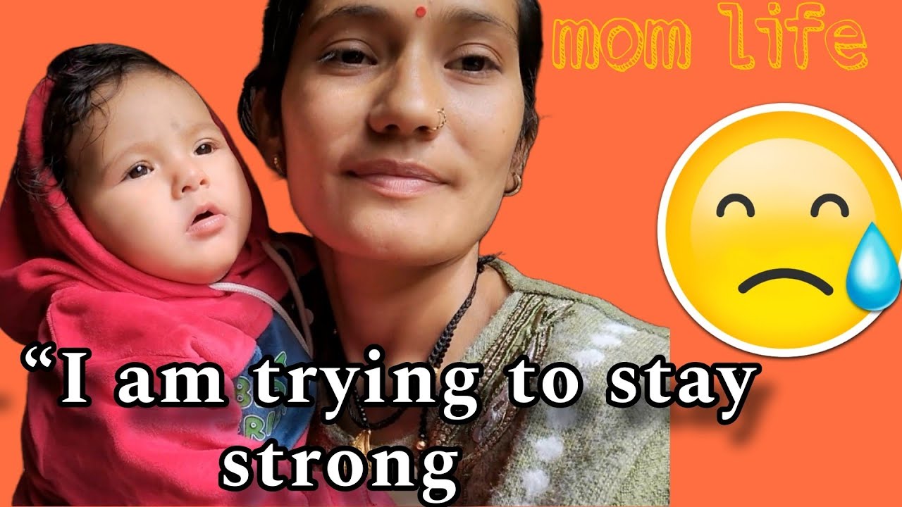 Mother life is not easy 💔 || Daily mom life || Chandni puspwan 