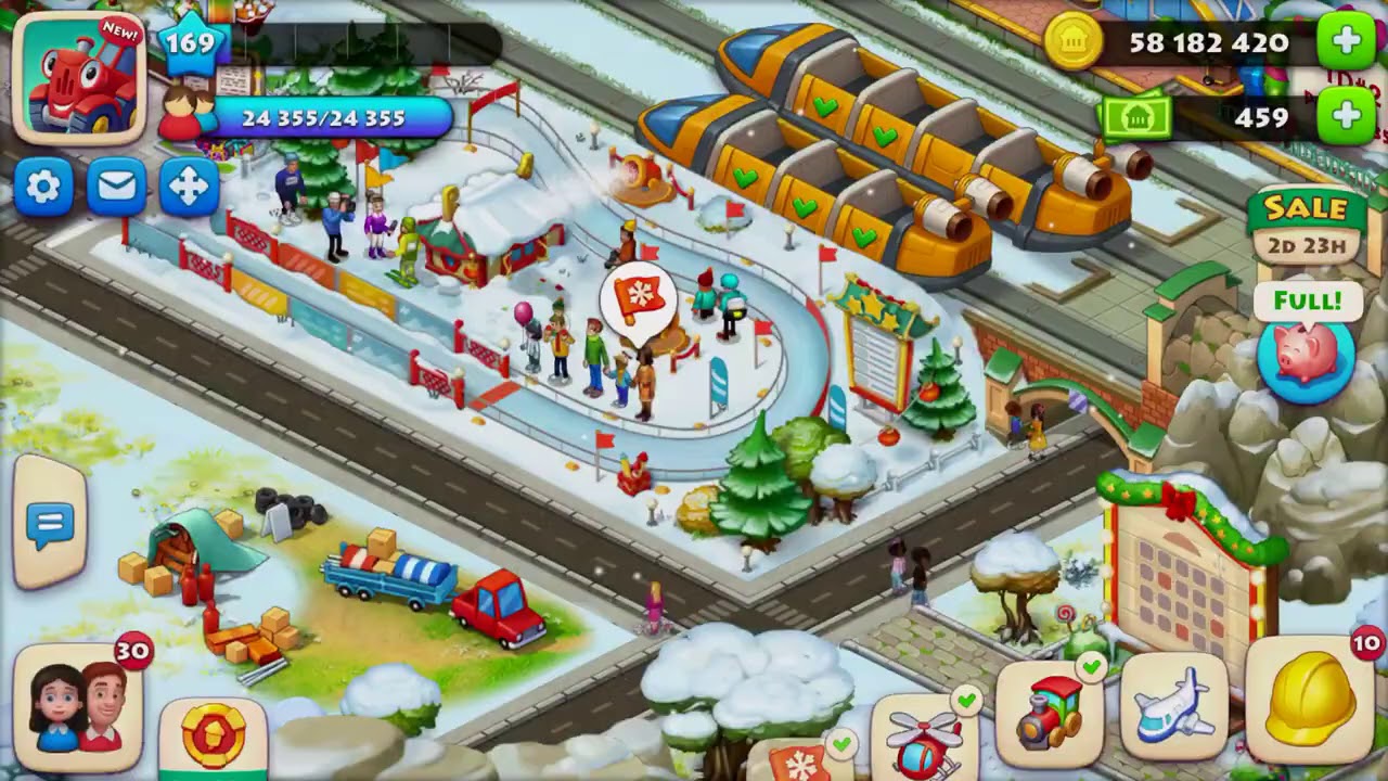 TOWNSHIP Snow Ride Event gameplay 2021