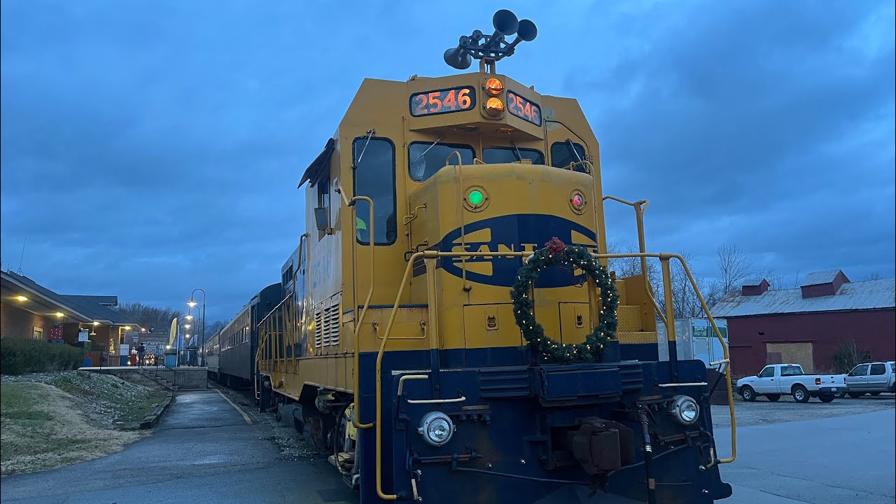 Kentucky Railway Museum Santa Fe Christmas 2023