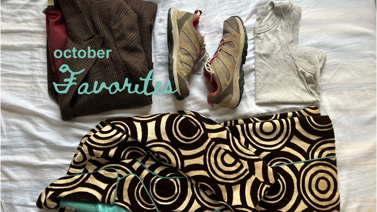 october favorites | thrifted fashion, exploring london, book reviews, acting in london + more
