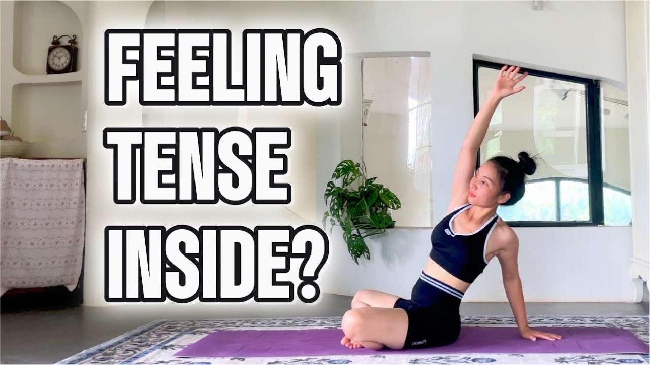 5 Minutes Yoga for Stress Relief | Breath & Heart Opening