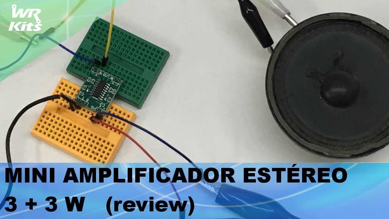 MINI AMPLIFICADOR ESTÉREO 3W REVIEW!