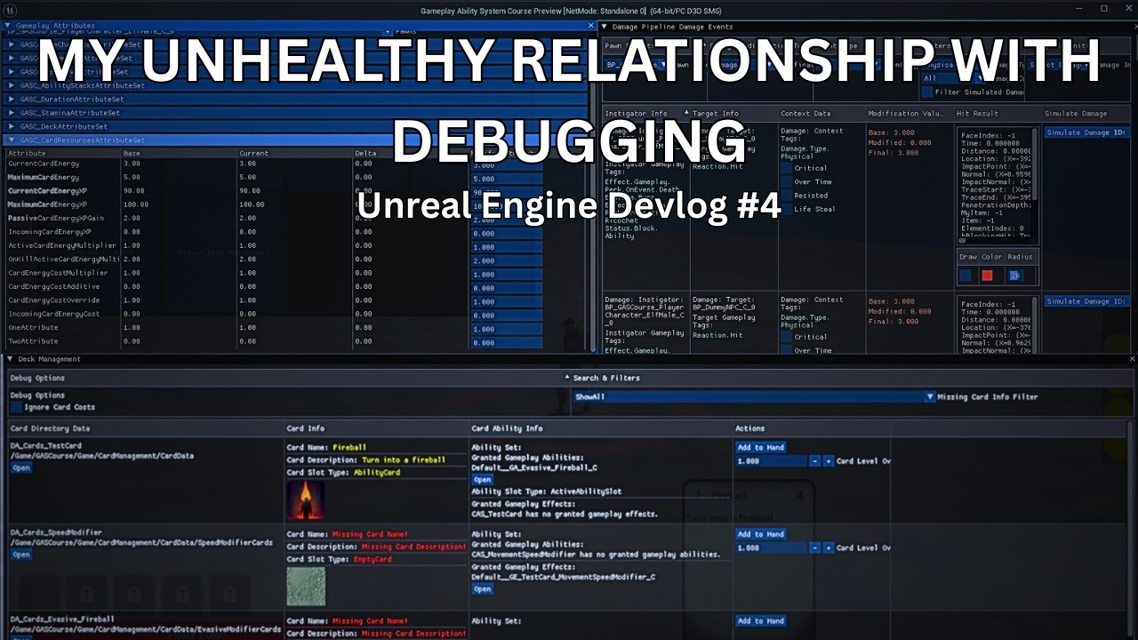 My Unhealthy Relationship with DearImGui Debugging in Unreal Engine: Devlog 4 #gamedev #unrealengine