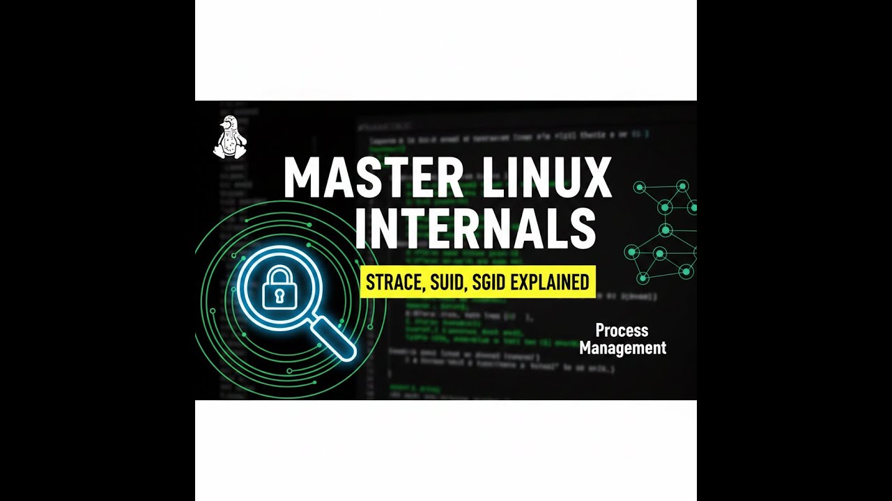 Linux For Begginer - Strace, Process Mangement ,SUID,SGID|Day1