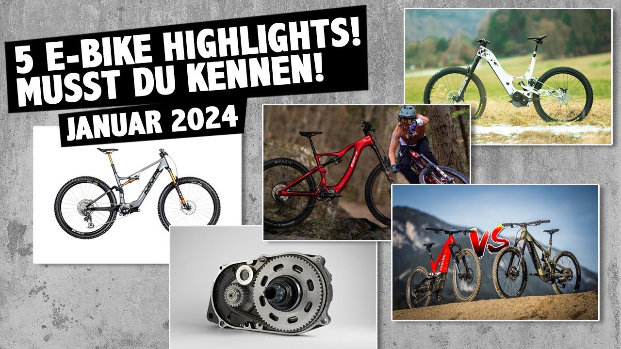 👀 Diese E-Bike-Highlights musst du gesehen haben! Monatsrückblick Januar 2024