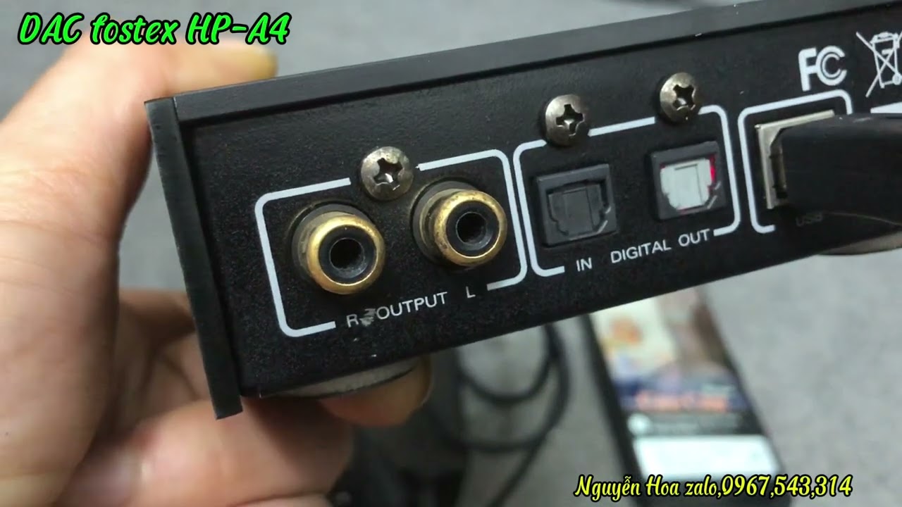 ☘️DAC fostex HP-A4 giải mã 32 bít ☎️0967,543,314