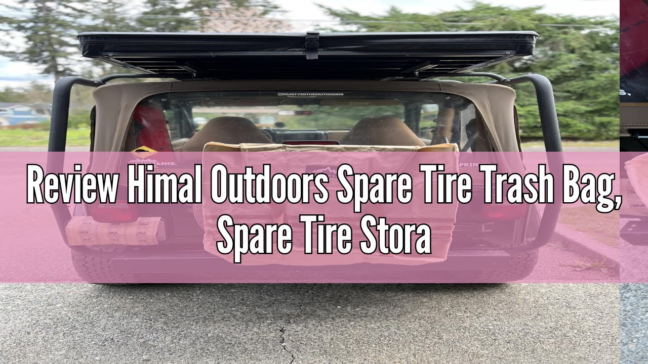 Review Himal Outdoors Spare Tire Trash Bag, Spare Tire Storage Bag,SUV Trunk Organizer for Outdoor O