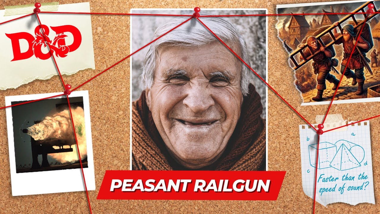 How the Peasant Railgun works in Dungeons & Dragons