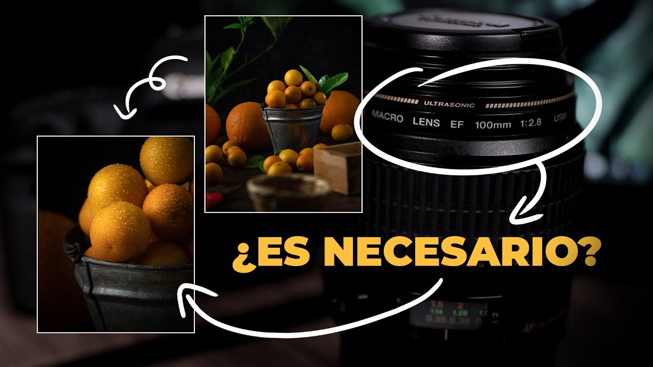 Fotografía de Alimentos con Lente MACRO CANON 100mm 2.8