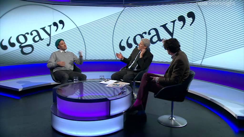 NEWSNIGHT:Will Young on children using the word 'gay'