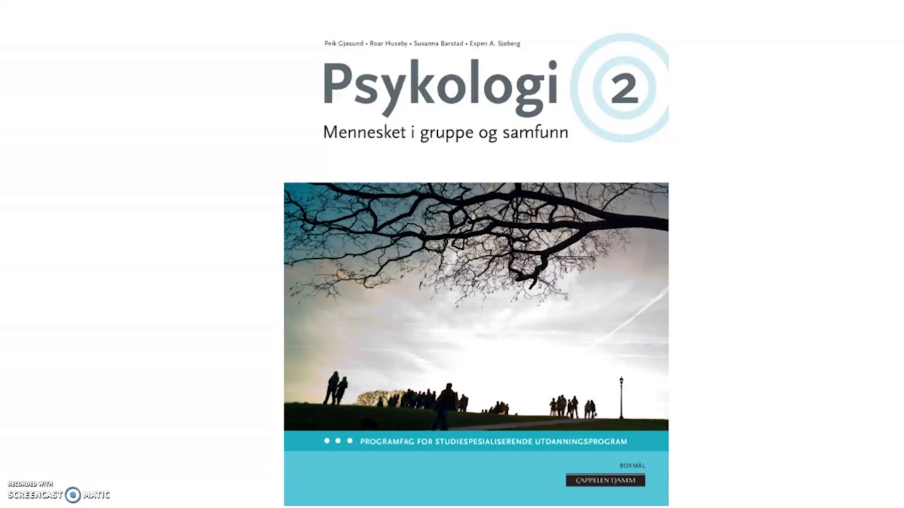 Videoforelesning Psykologieksamen