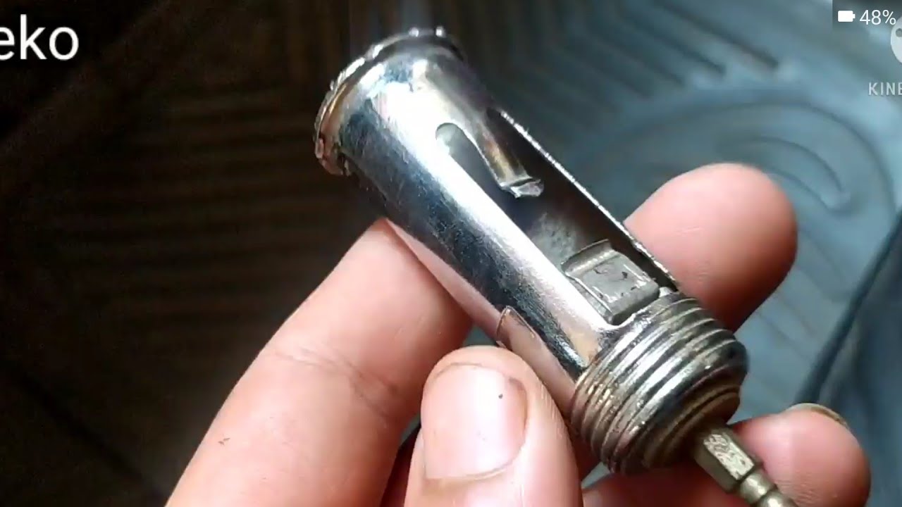 طريقة توصيل ولاعة السيارة مباشرة بالبطارية وكيفية اصلاحها وتركيبهاHow to connect a car lighter