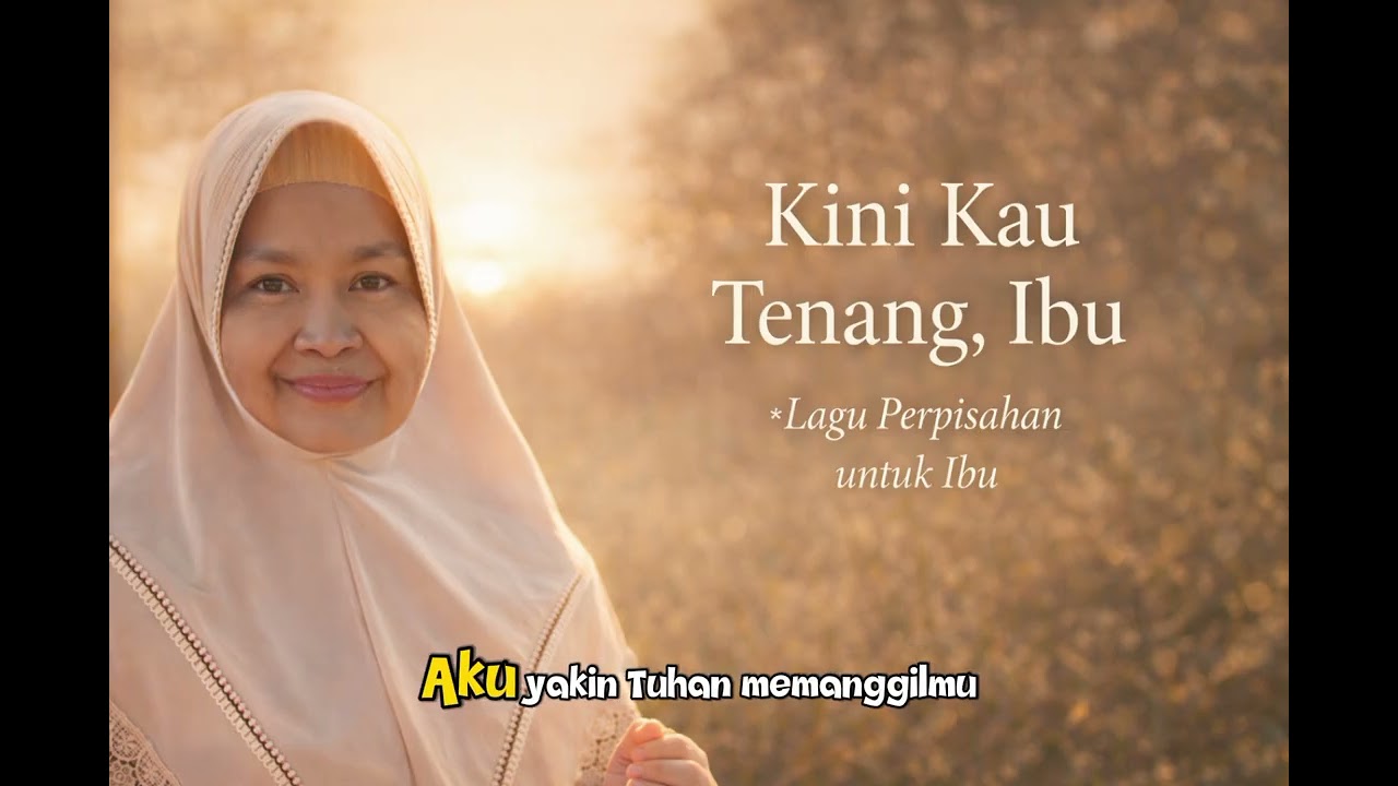 Kini Kau Tenang, Ibu | Lagu Perpisahan Penuh Doa