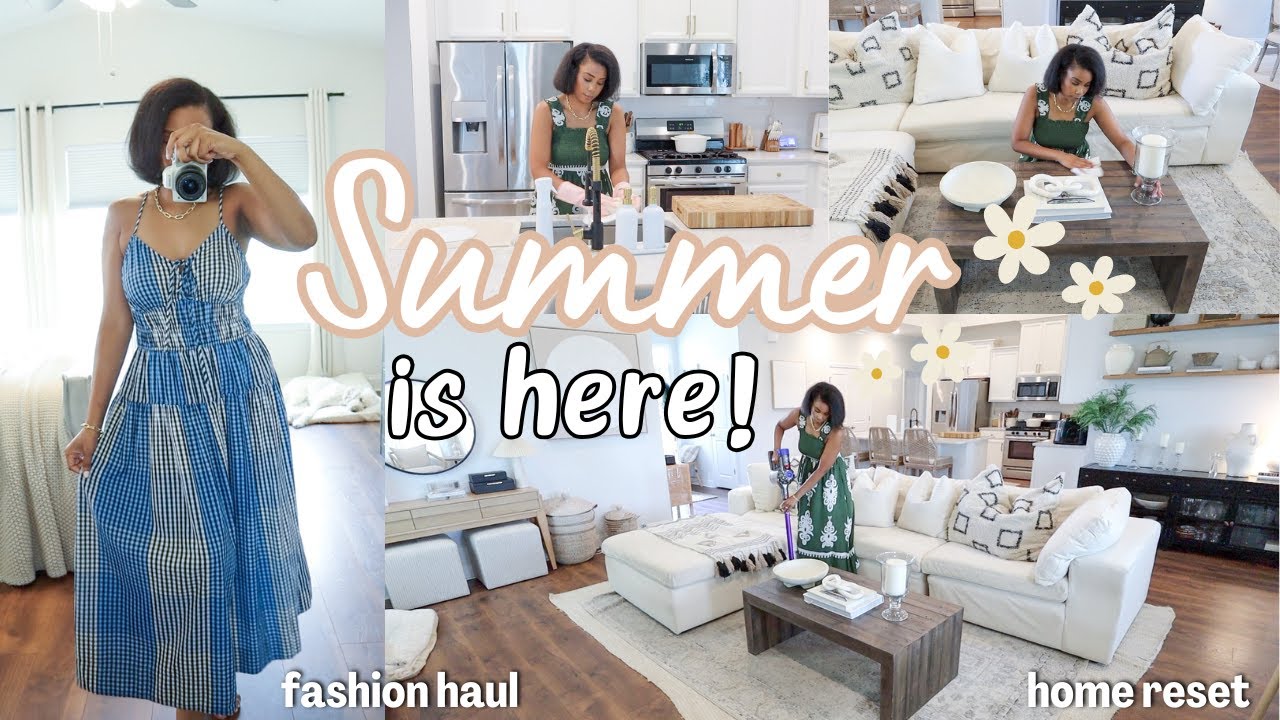 LET'S GET READY FOR SUMMER! HOME RESET & NEW SUMMER FASHION FINDS // LoveLexyNicole