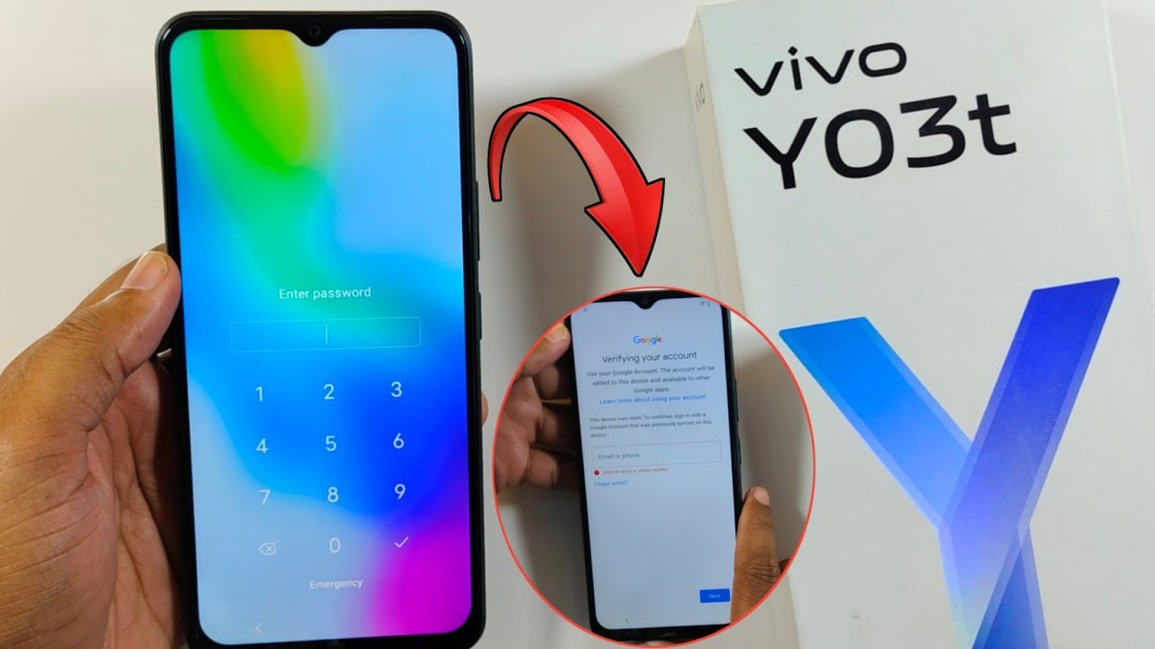 Vivo Y03 | Y03T : Hard Reset Unlock Removing Password,Pattern Without Pc | Y03T : Google/Frp Bypass