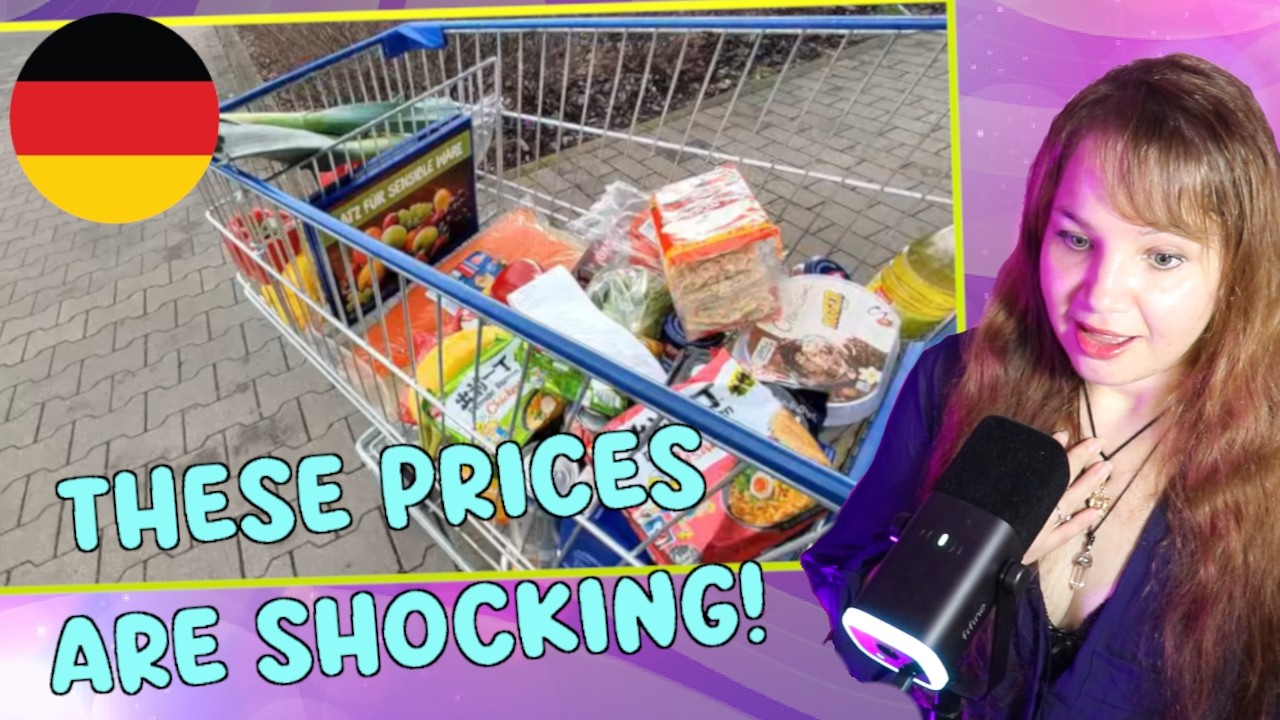 REACTION TO 100 € GROCERY SHOPPING AT LIDL AND ALDI IN GERMANY | GERMANY REACTION